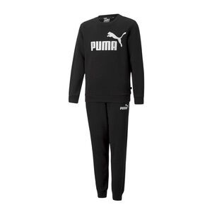 Puma Childrens/Kids Number Logo Tracksuit / Black